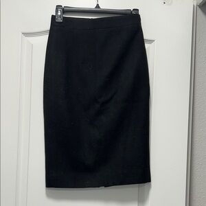 J. Crew Classic Black Pencil Skirt